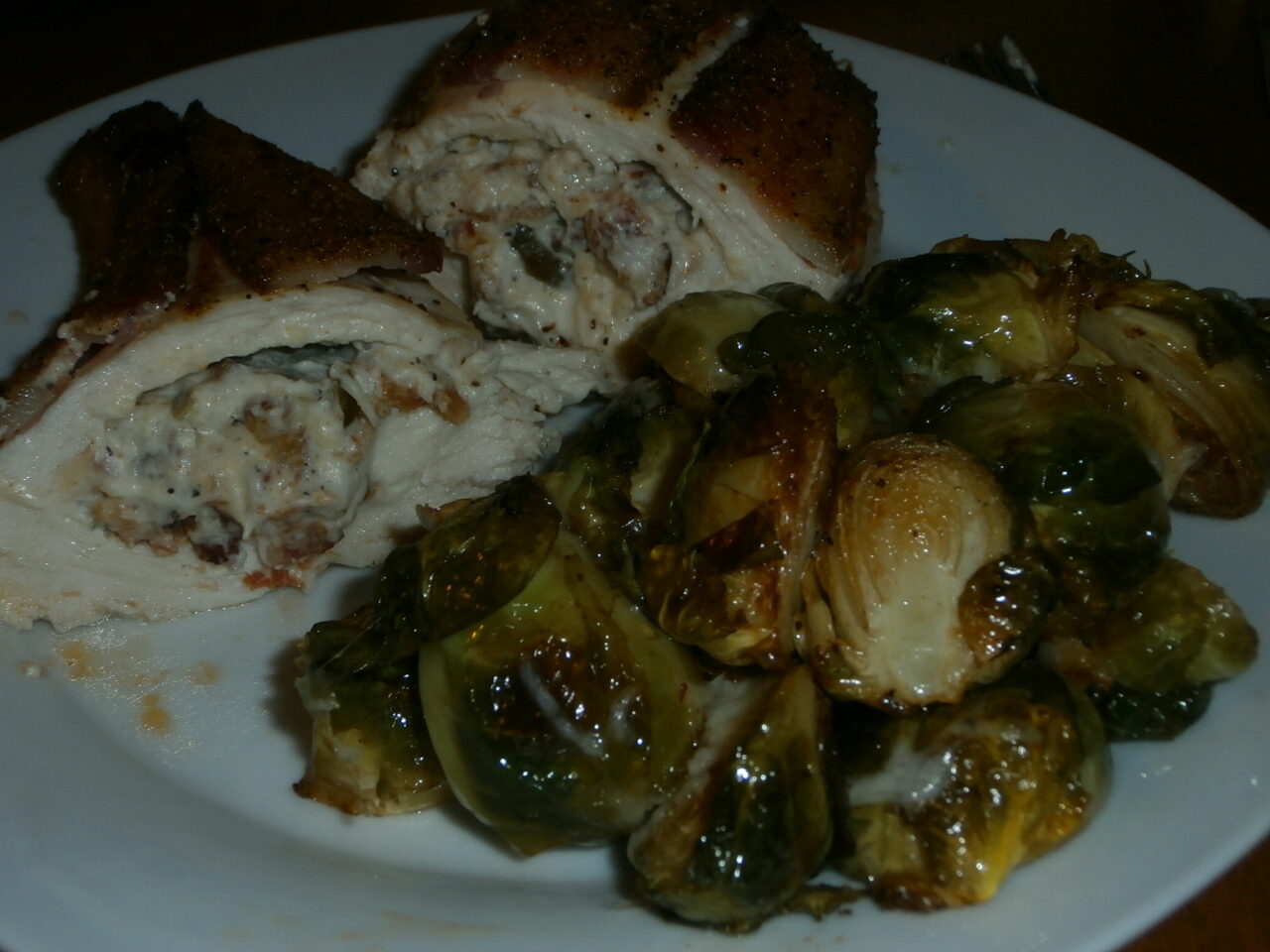 Spicy Cheese & Bacon Stuffed Chicken!