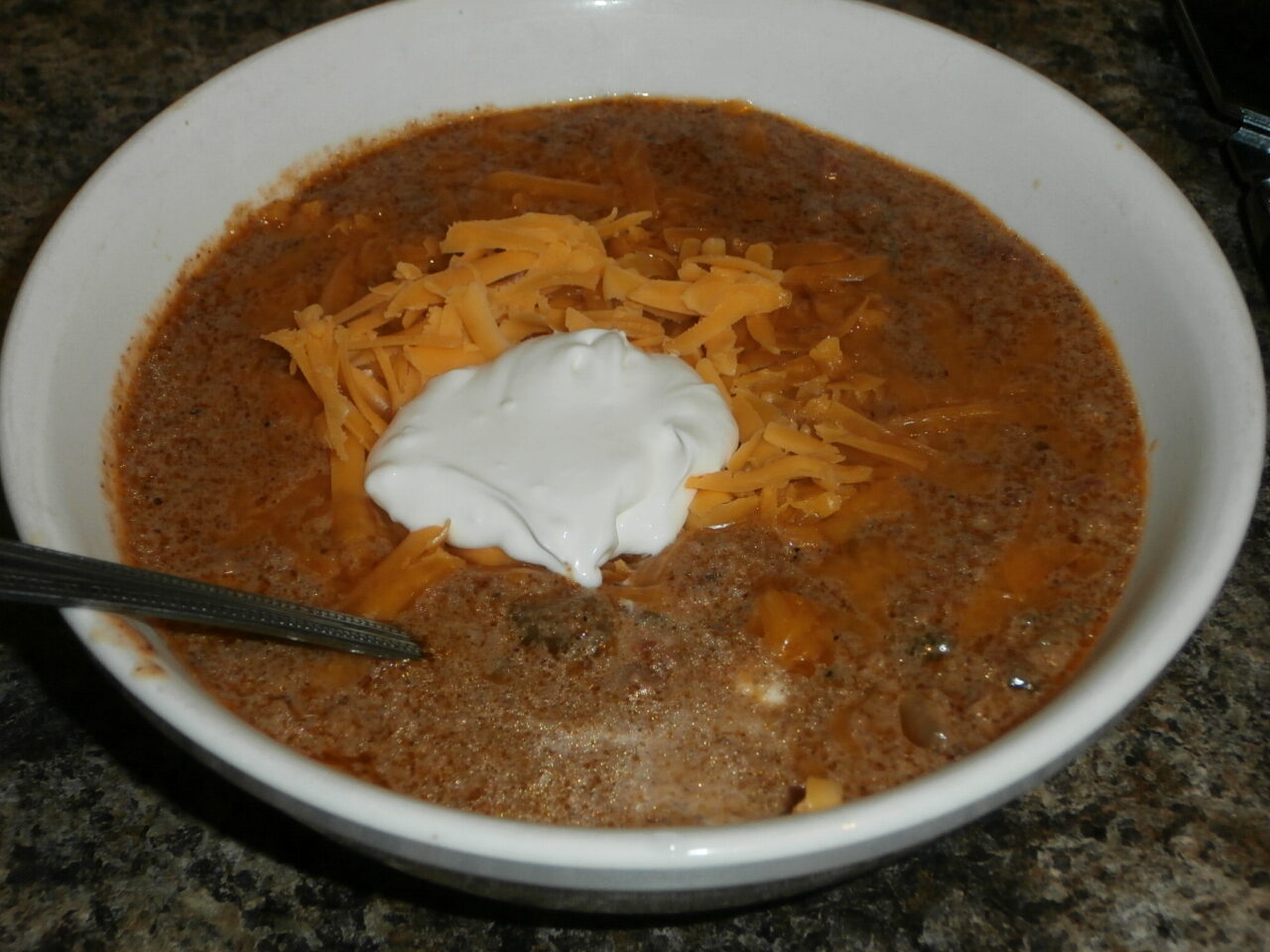 Thick Hearty Taco Soup!