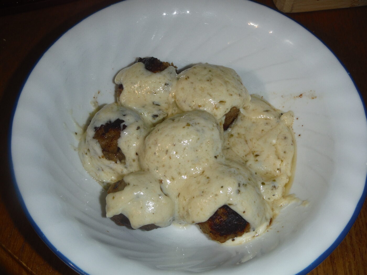 Single Serving Cheese Sauce For Meatballs or Faux Noodles!