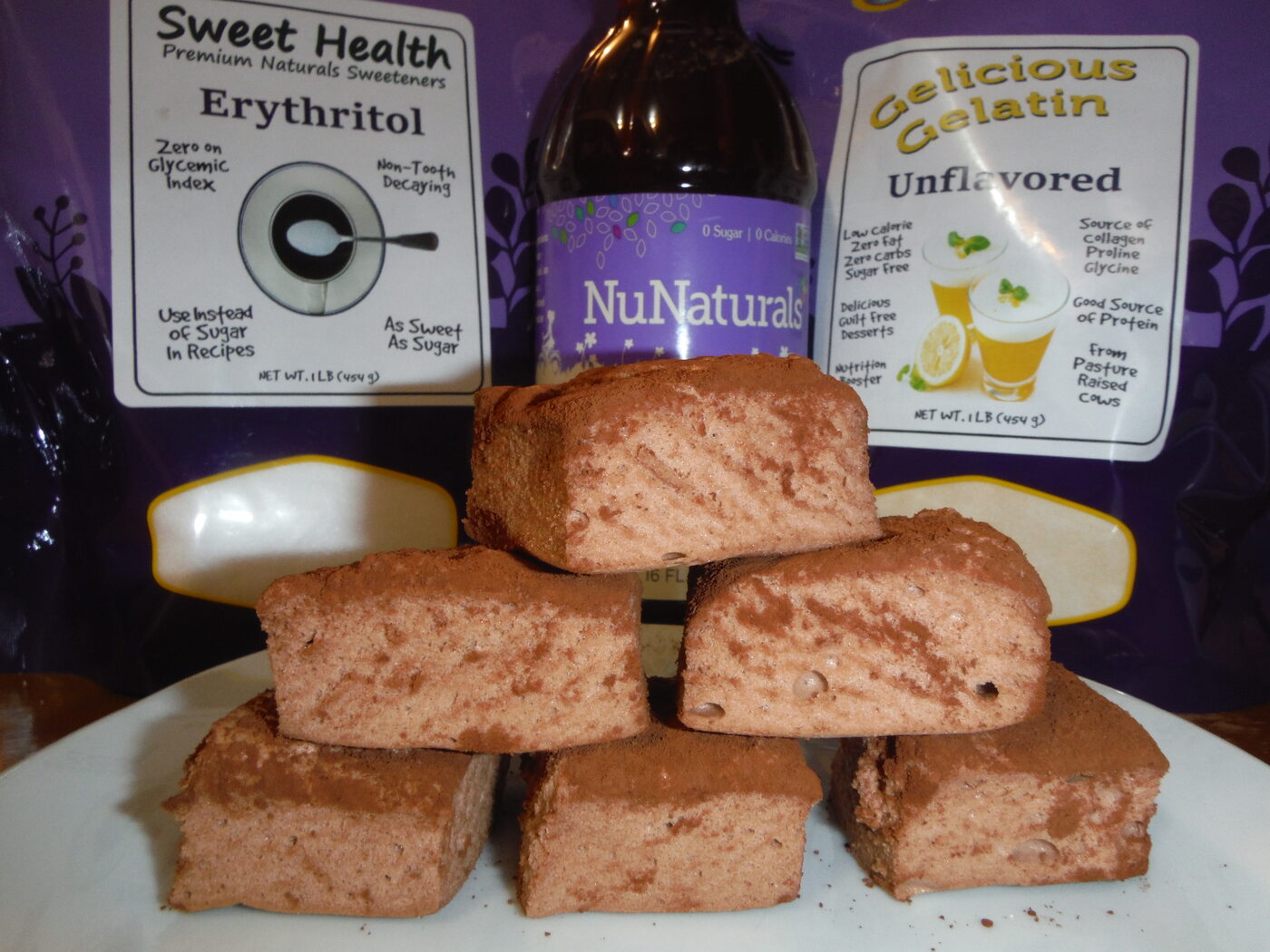 Sugar-Free Low-Carb Chocolate Marshmallows