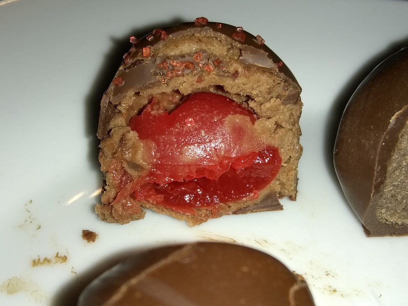 Mostly Sugar-Free Truffles: Only one has Maraschino Cherry in It.