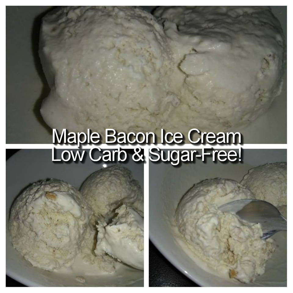 Large Batch Maple Bacon Ice cream
