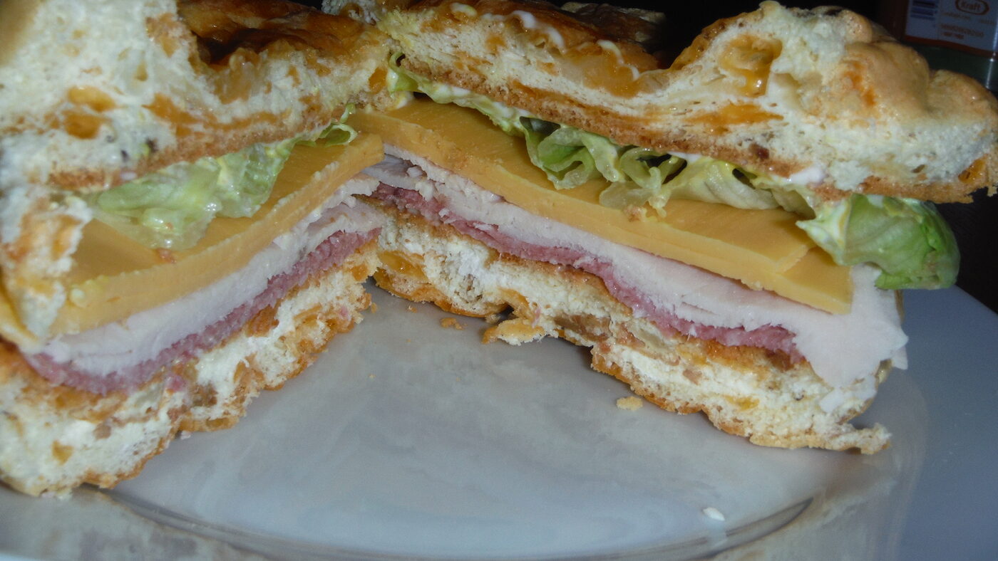 Bacon & Cheese Sandwich Bread!