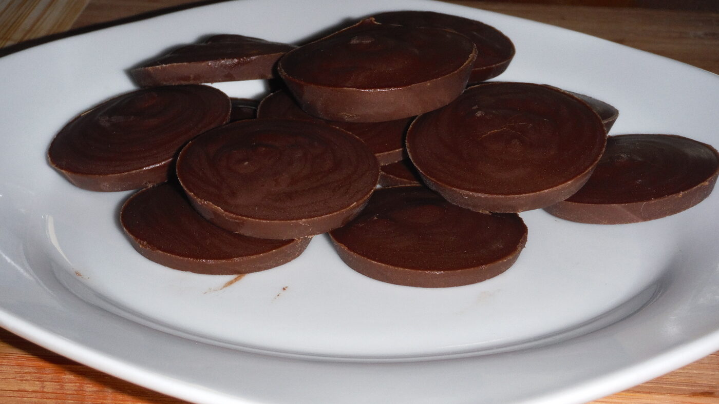 Cocoa Peanut Butter Coins!