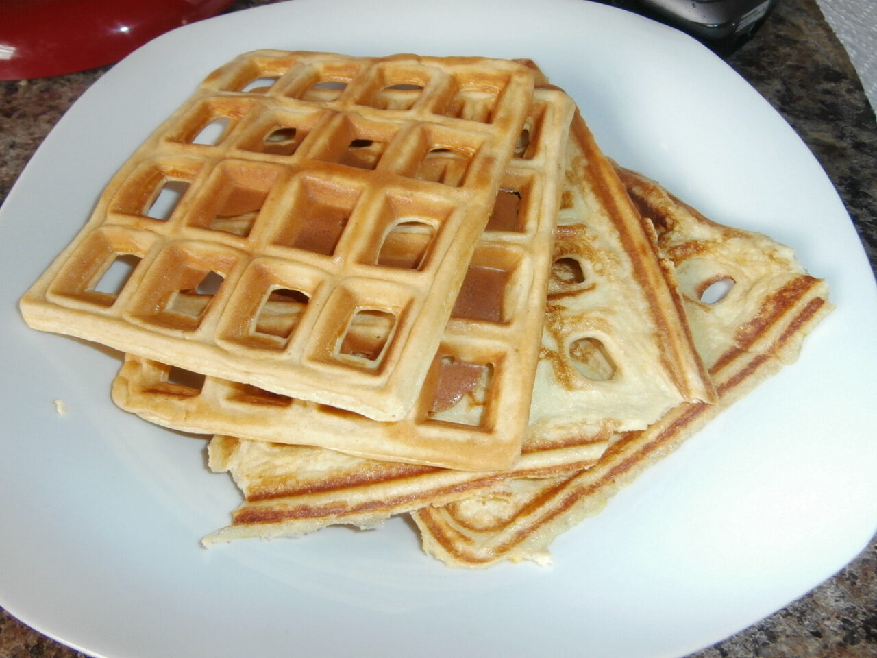 Low Carb French Vanilla Waffles!
